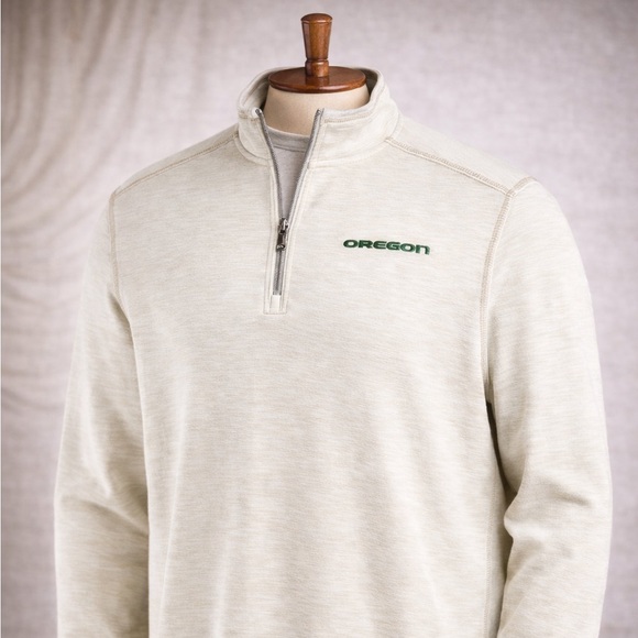 Tommy Bahama Oregon Ducks Tobago Bay Half-Zip Pullover 3XPacific 44 Curated